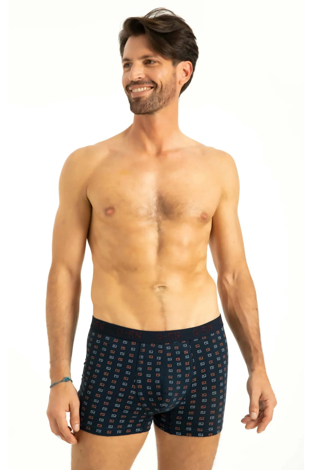 İÇ GİYİM ERKEK PAMUK KUMAŞ BASKILI BOXER (3 ADET)