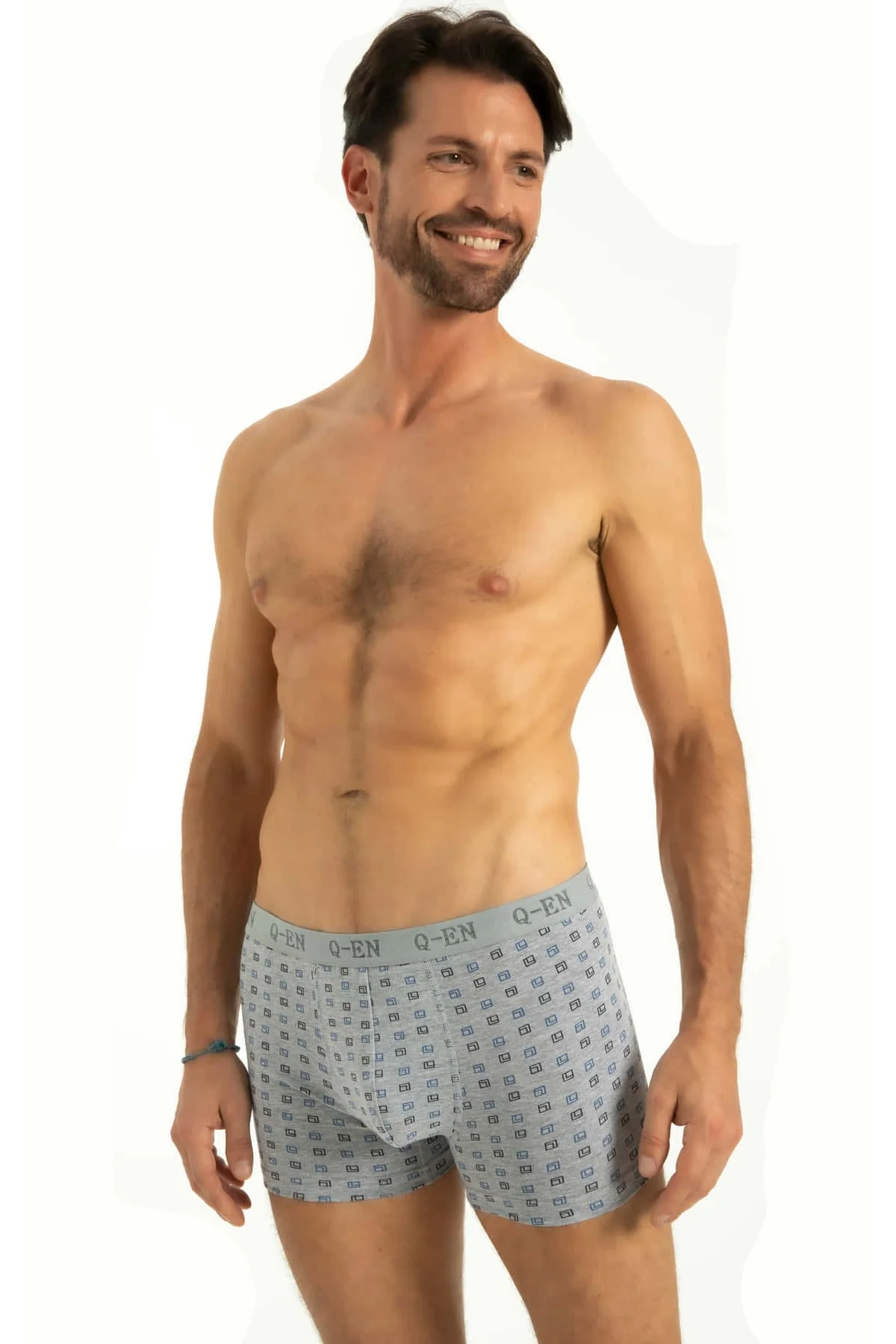 İÇ GİYİM ERKEK PAMUK KUMAŞ BASKILI BOXER (3 ADET)