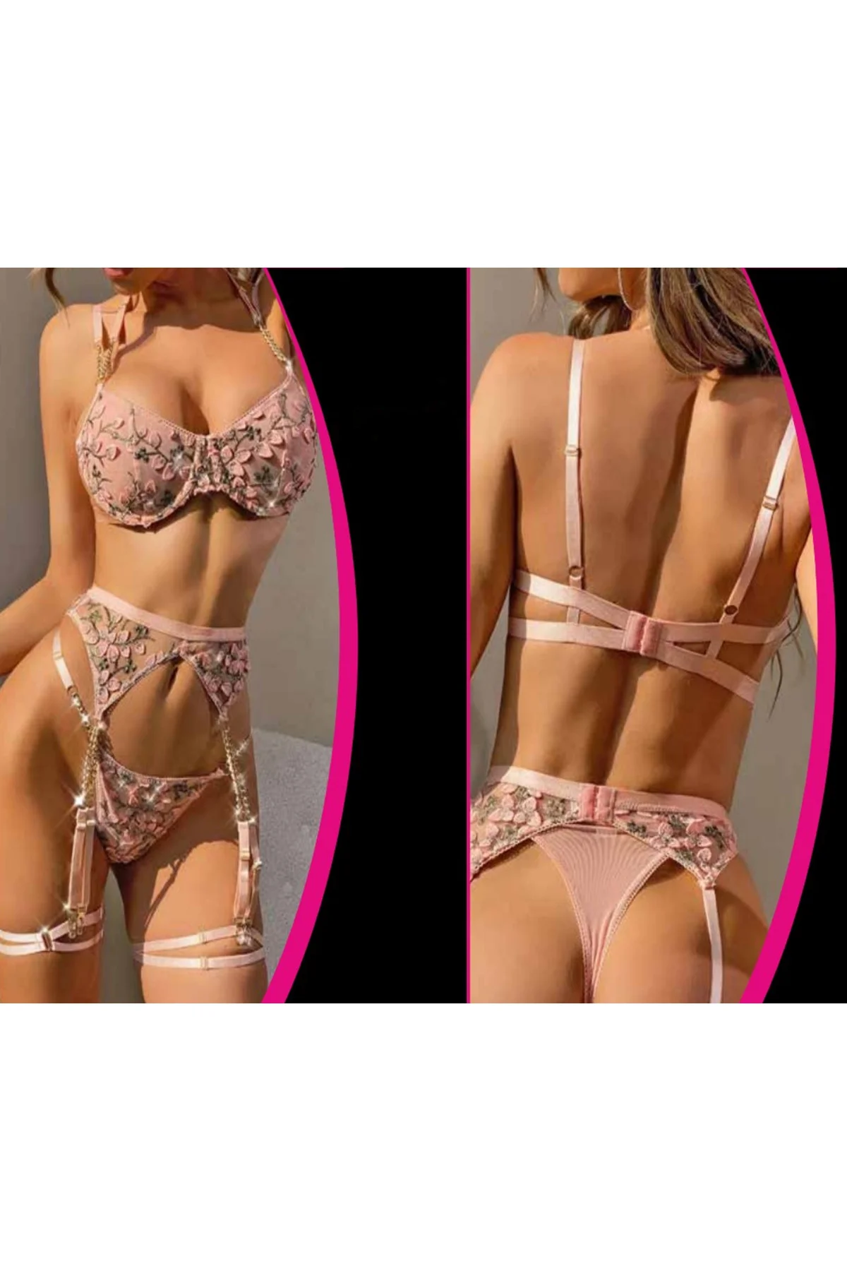 İç Giyim FOR DREAMS FANTEZİ JARTİYERLİ TAKIMLAR