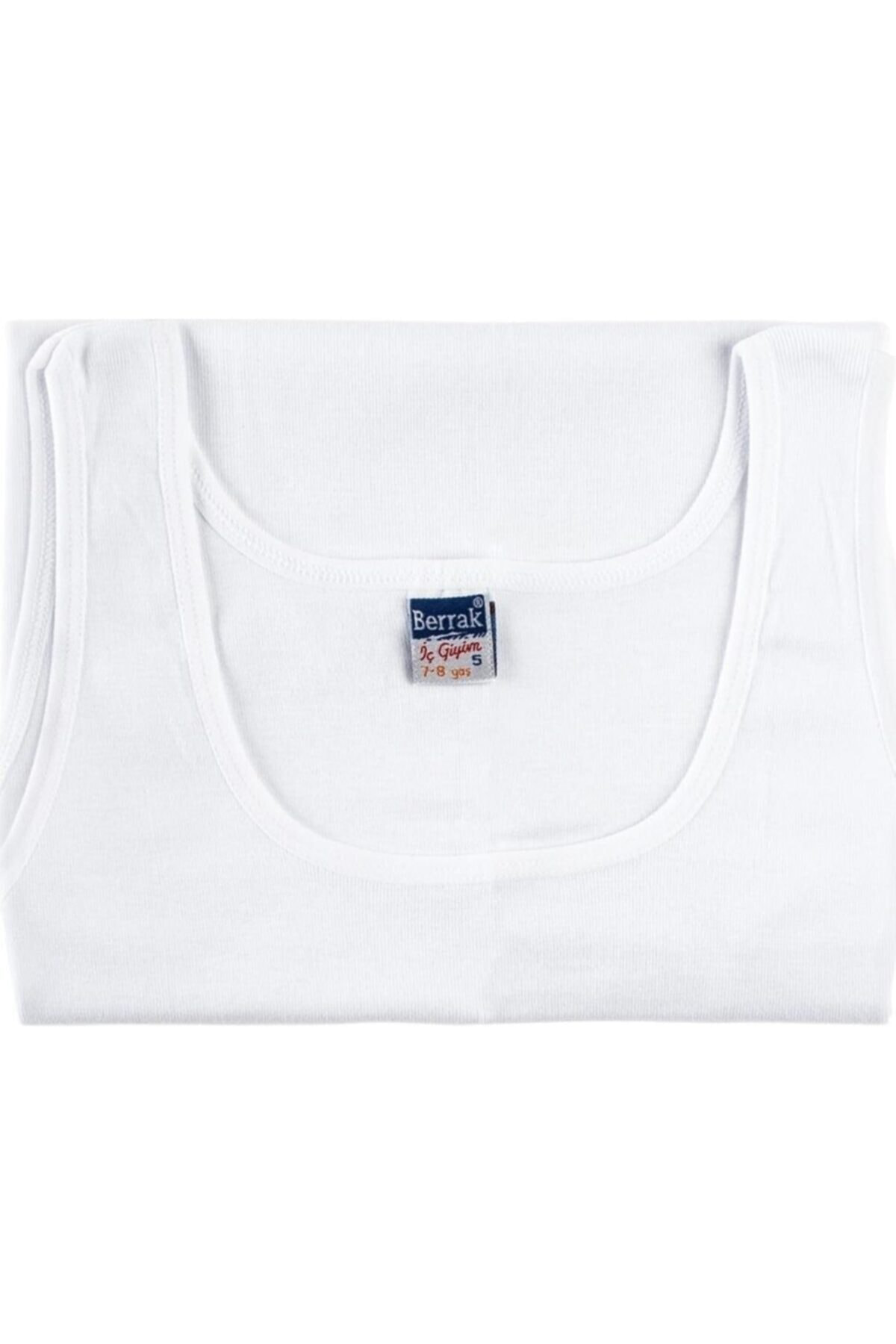 Iç Giyim Geniş Askılı Kız Çocuk Penye Atlet 6 Lı Paket