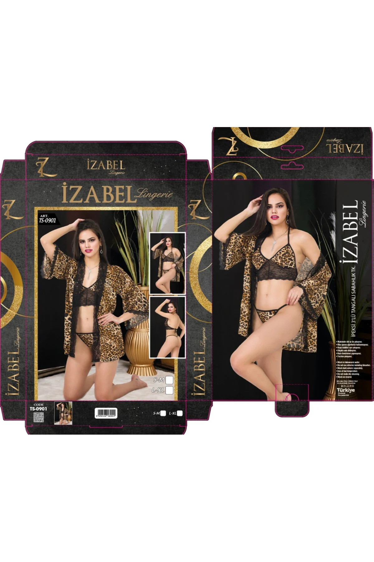 İç Giyim İzabel Fantazi 3'Lü Tanga Takım Modelleri