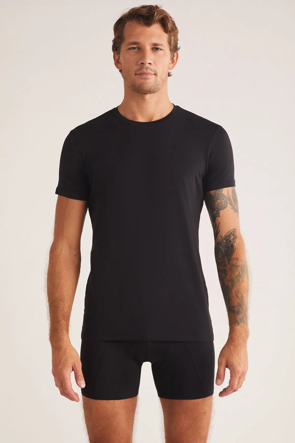 İç Giyim KOM Enzo Bisiklet Yaka Mikro Modal Tshirt (2 ADET)