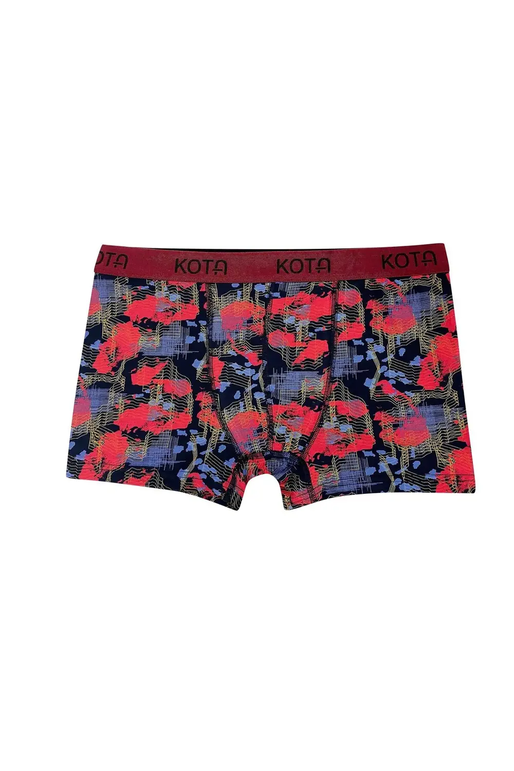 İç Giyim KOTA (6 ADET) ERKEK BASKILI LİKRALI BOXER