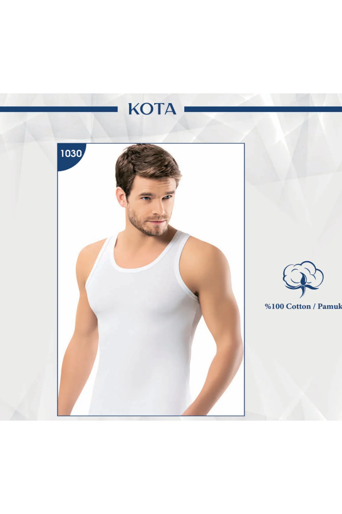 İç Giyim KOTA (6 ADET) %100 PAMUK ERKEK ATLET