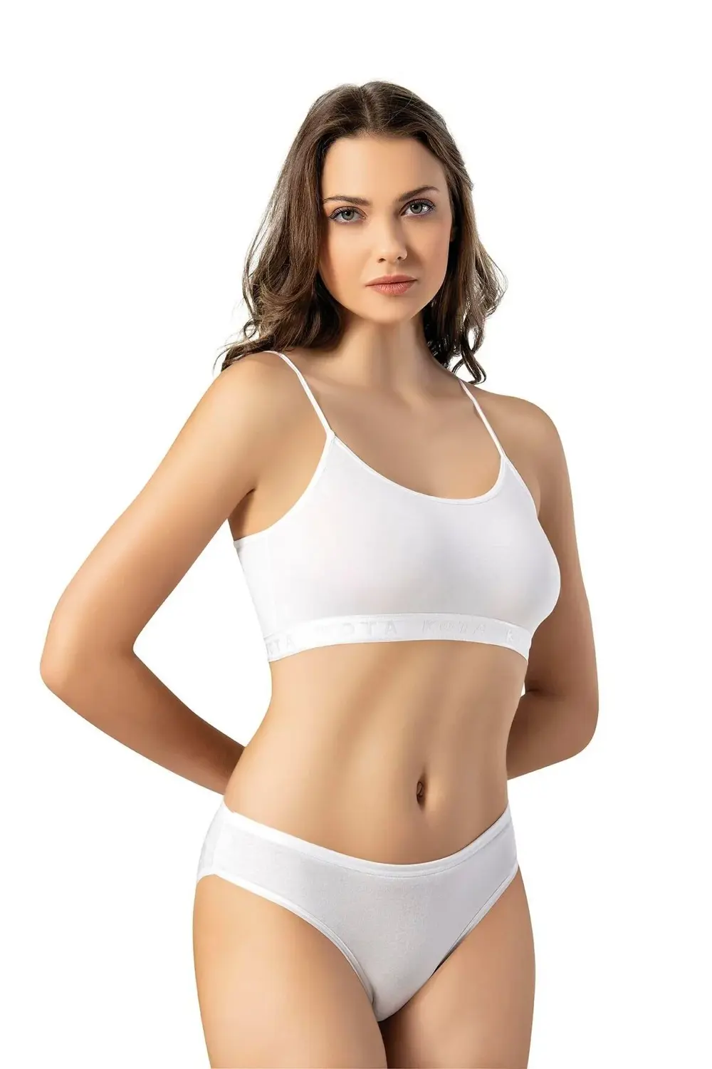 İç Giyim KOTA İP ASKILI PEDLİ BÜSTİYER BÜYÜK BEDENLİ (3 ADET)