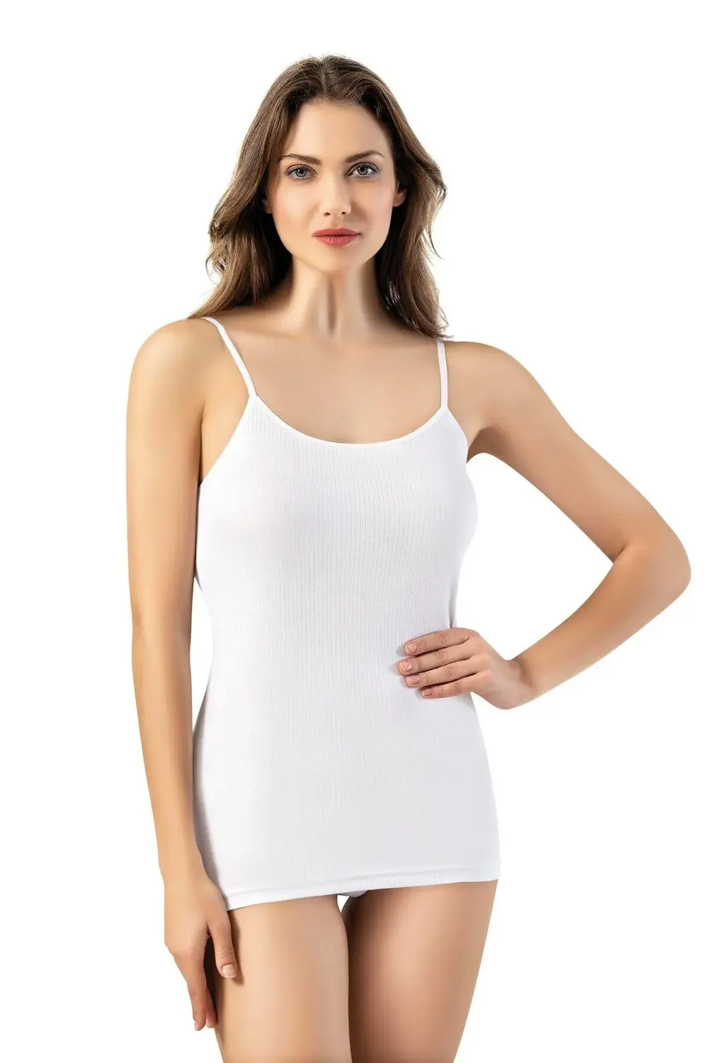 İç Giyim KOTA RAPORLU RİBANA DANTELLİ ATLET RENKLİ (6 ADET)