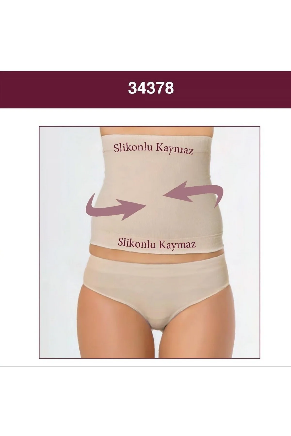 İç Giyim Miss Fit Silikonlu Kaymaz Bel Korse