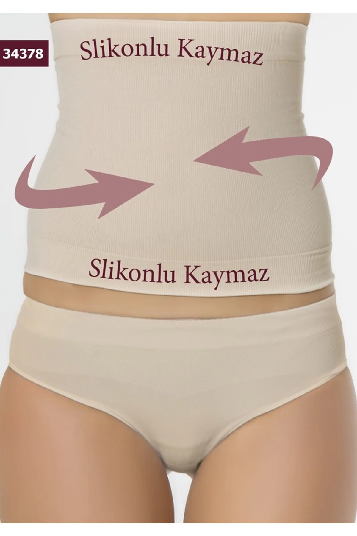 İç Giyim Miss Fit Silikonlu Kaymaz Bel Korse