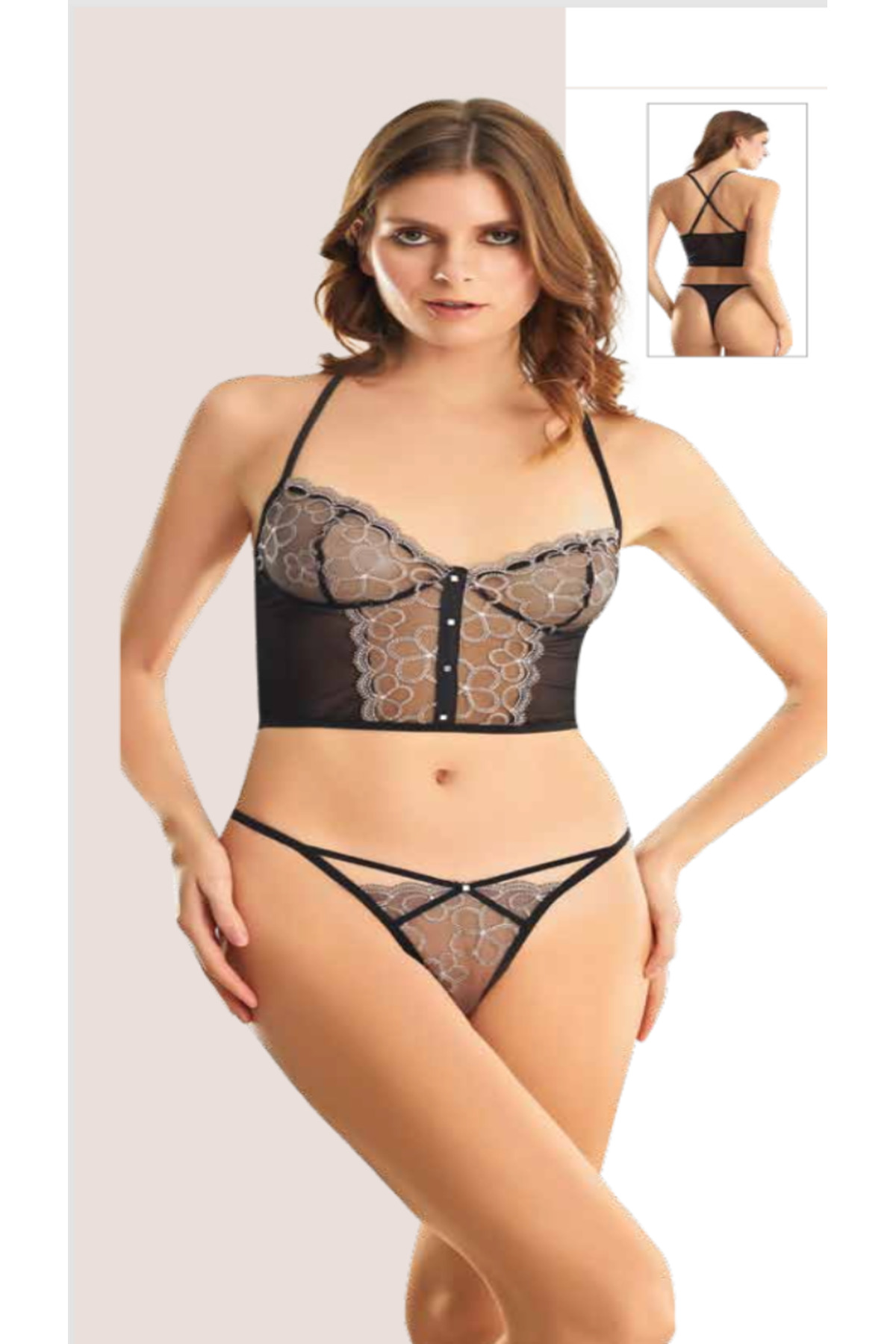 İç Giyim MOONGİRL Fantezi Takım