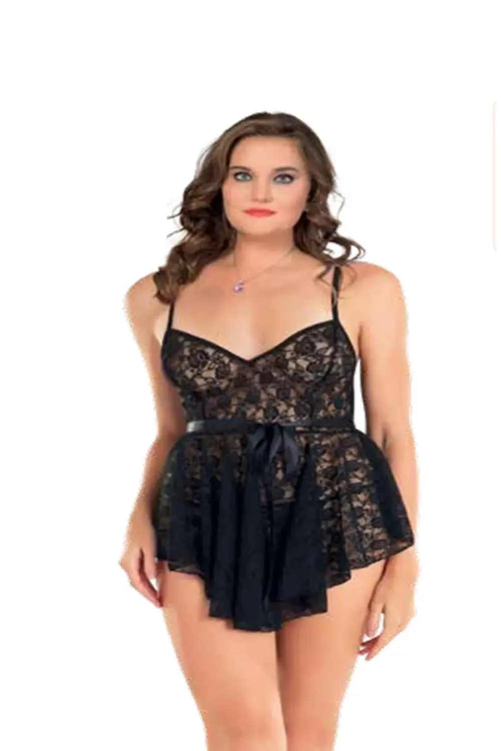 iç giyim MOONGİRL Fantezi Büyük Beden Tül Gecelikler