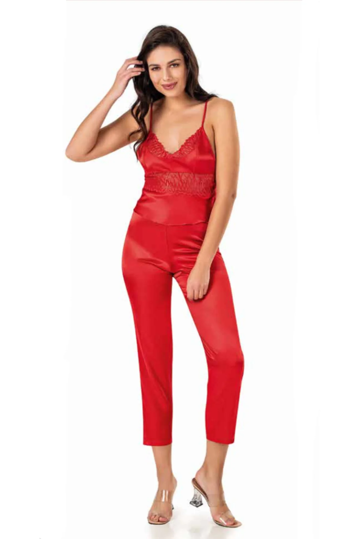 İç Giyim MOONGİRL Saten Pijama Takımları