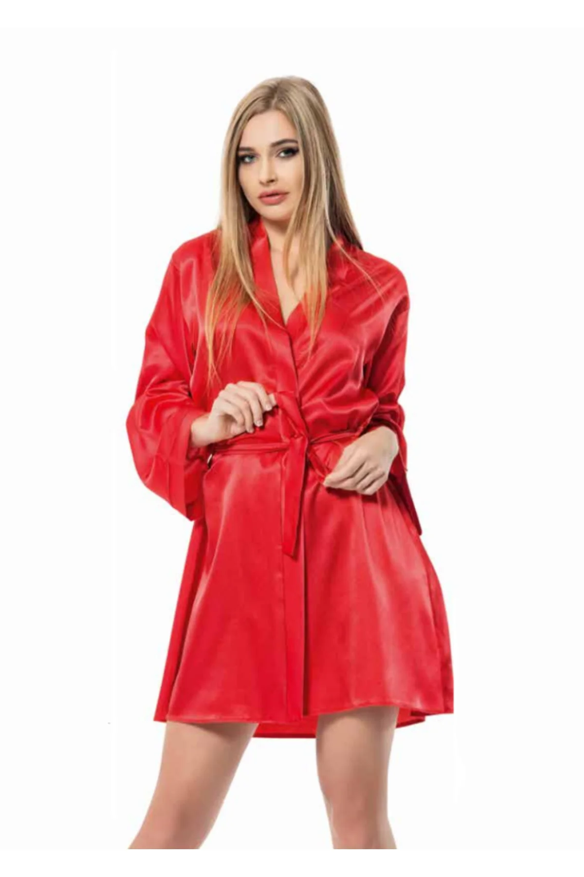 İç Giyim MOONGİRL Saten Sabahlık