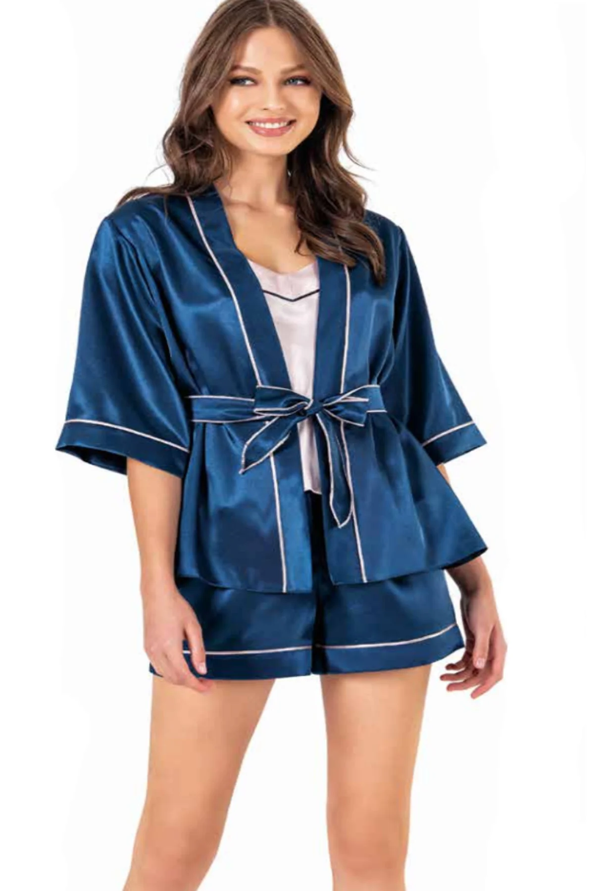 İç Giyim MOONGİRL Saten Sabahlık