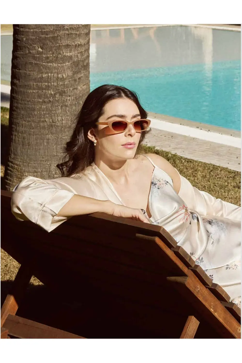 İç Giyim MOONGİRL Saten Kısa İkili Gecelik Takım