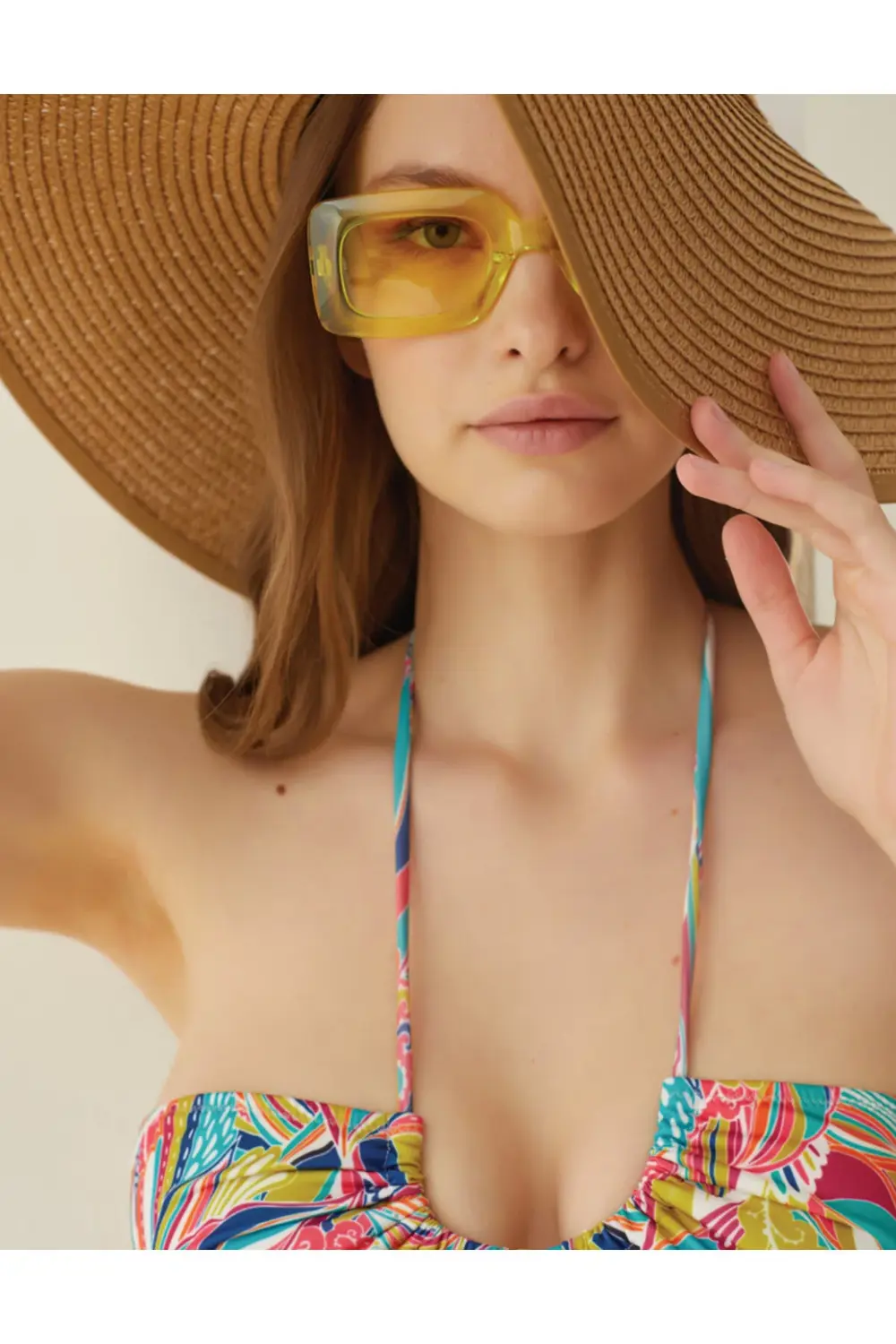 İç Giyim NBB Straplez Boyundan Bağlamalı Bikini Takım