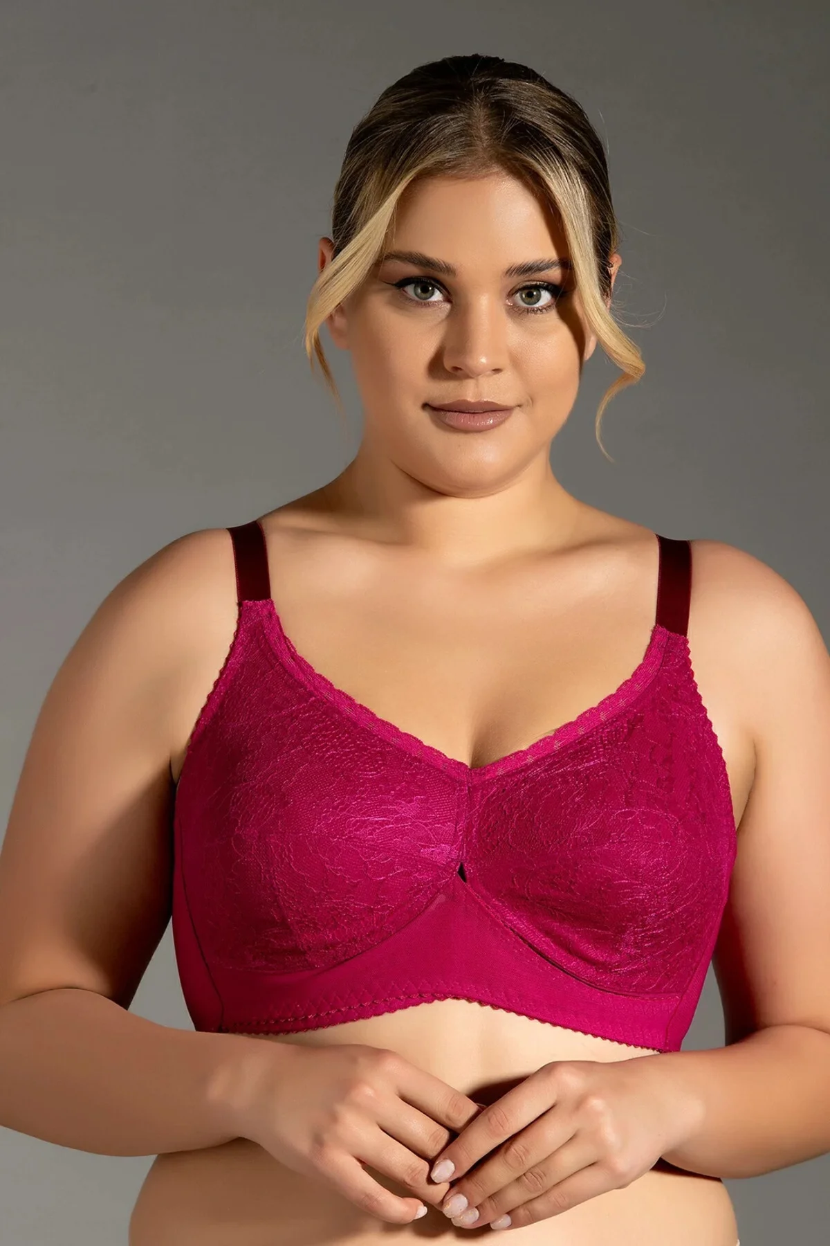 İç Giyim NEW BRA Balensiz Dantelli Mideli Toparlayıcı Sütyen