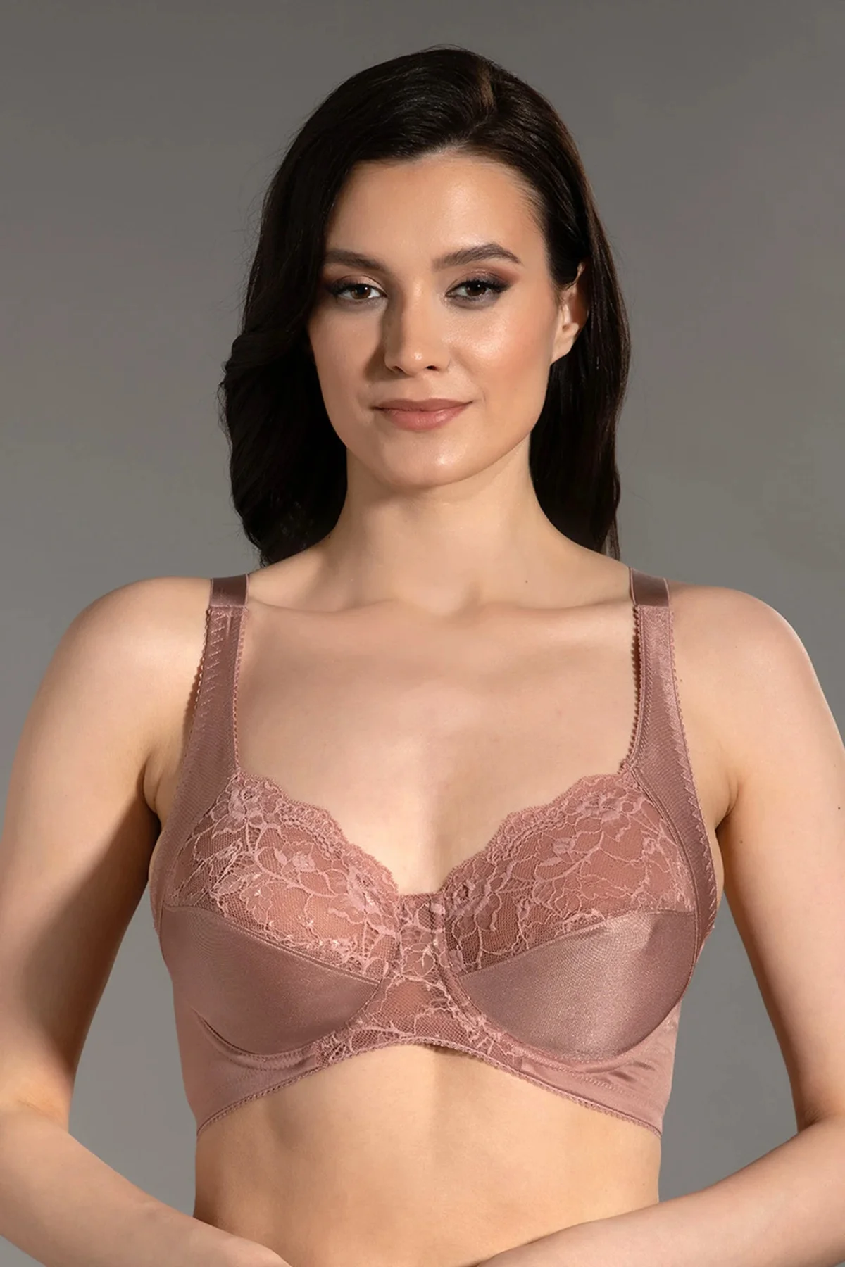 İç Giyim NEW BRA Balenli Dantelli Toparlayıcı Sütyen