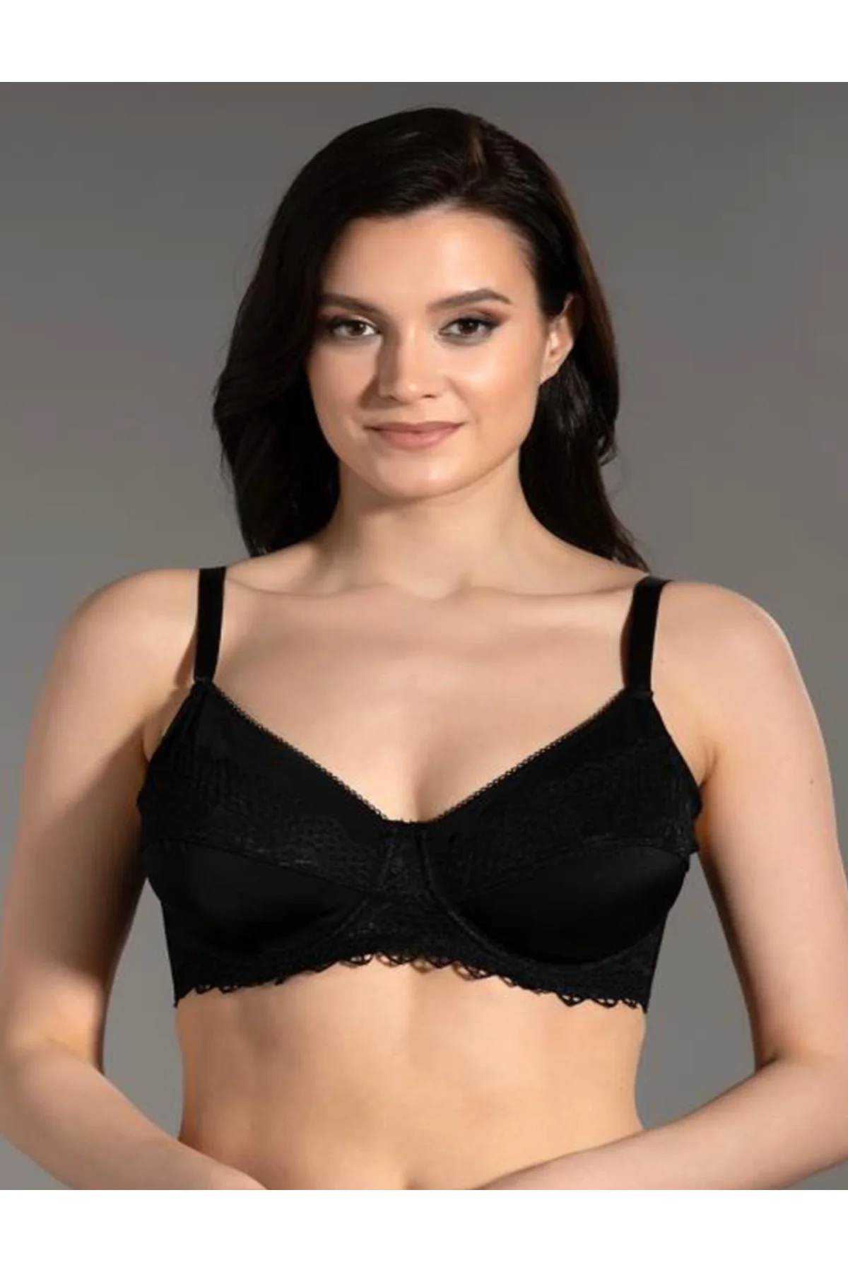 İç Giyim NEW BRA Balenli Desteksiz Dantelli C-D Cup Size Süngerli