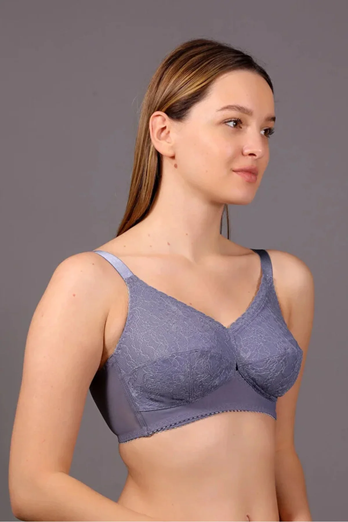 İç Giyim NEW BRA Balensiz Dantelli Mideli Toparlayıcı Sütyen