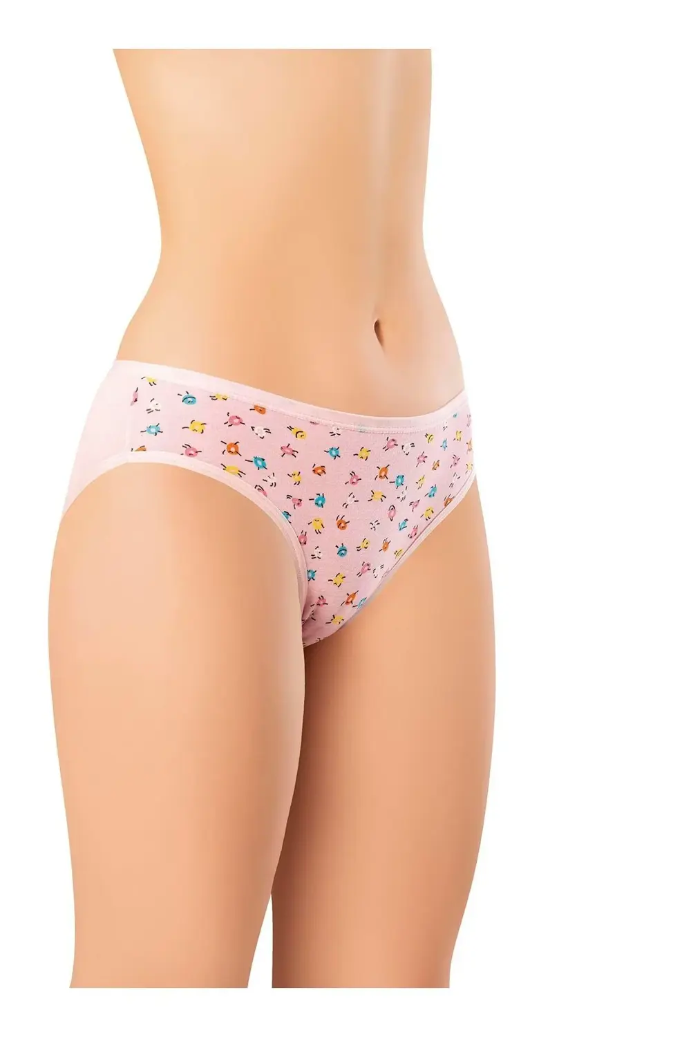 İç Giyim PENYE ELASTAN BASKILI BİKİNİ SLİP KÜLOT 6'LI PAKET