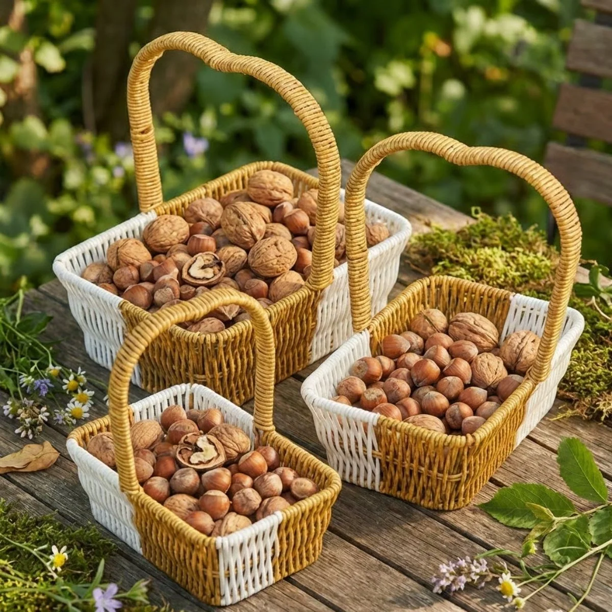 İç İçe Geçebilen 3’lü Çift Renkli Dikdörtgen Formlu Kalp Saplı Plastik Rattan Sepet Seti – Hasır Görünümlü Çok Amaçlı Organizerler Bx40 Fiyatı, Yorumları ve Özellikleri
