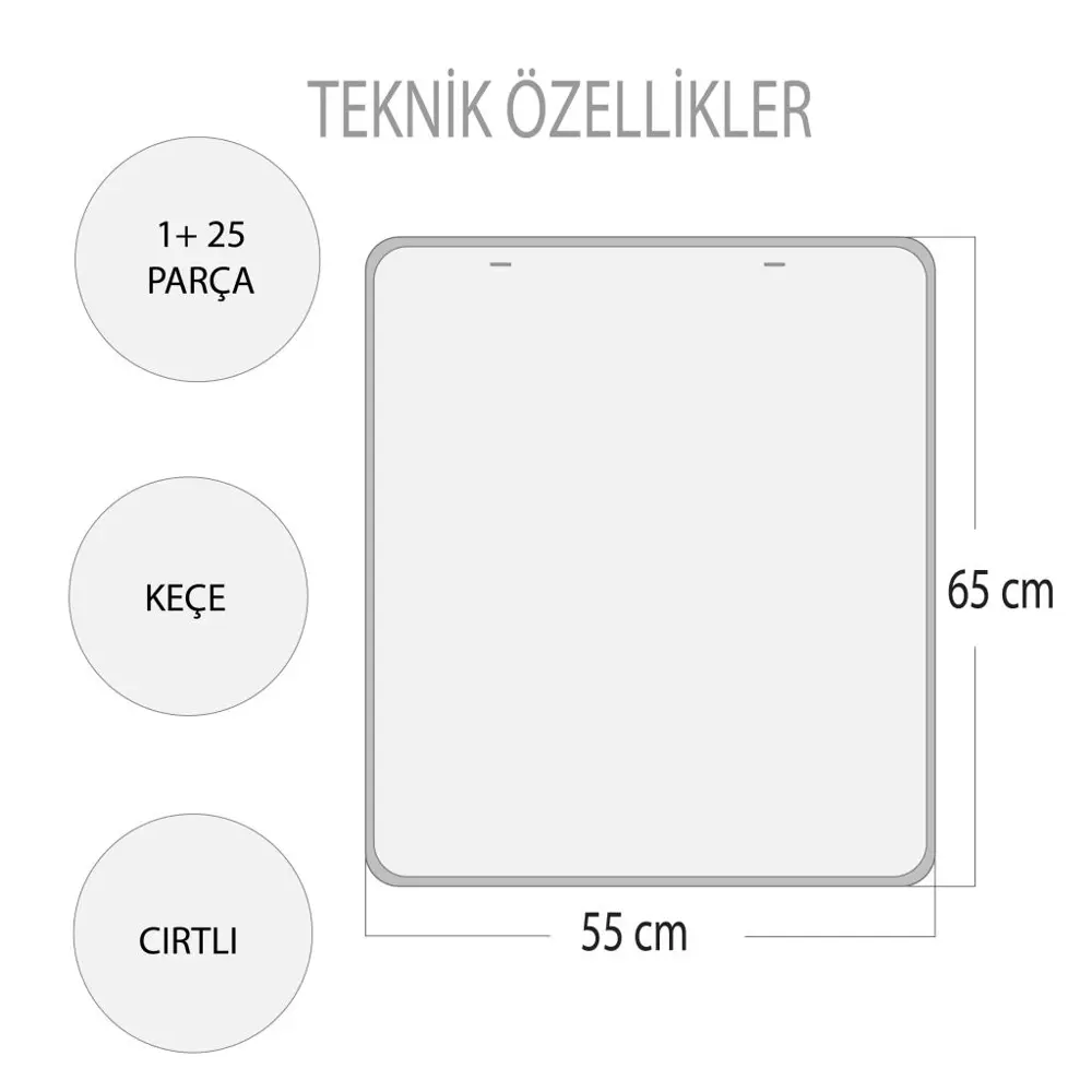 İç Organlar Sistemi Keçe Duvar Panosu , Eğitici Oyuncak