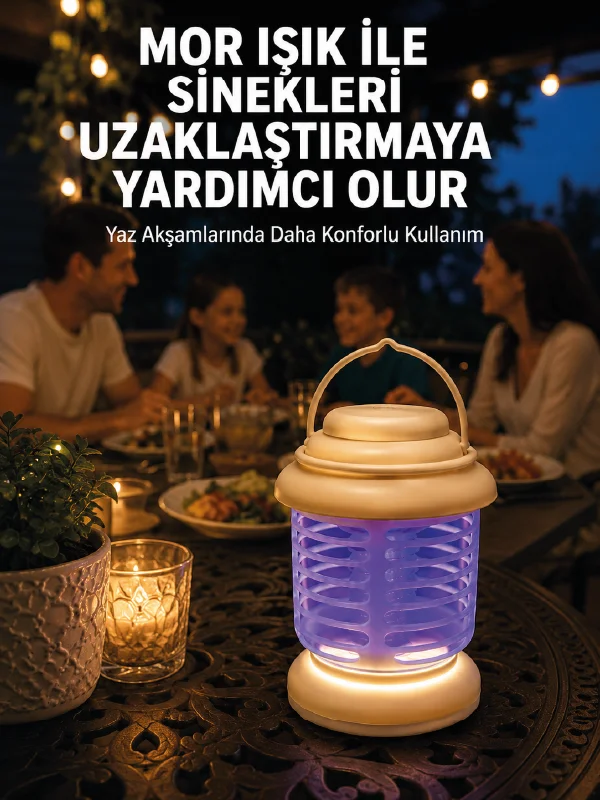 İç ve Dış Mekân Kullanımına Uygun Sinek Kovucu Lamba