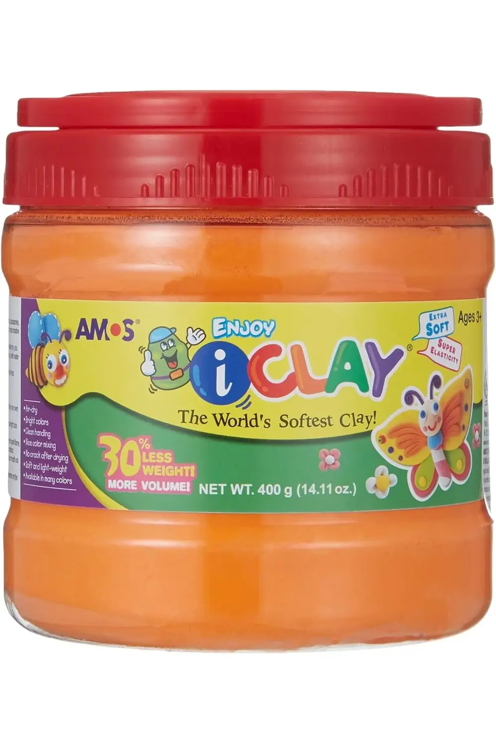 Ic400Bk-Or Proje Hamuru I-Clay 400 Gr, Turuncu 978262