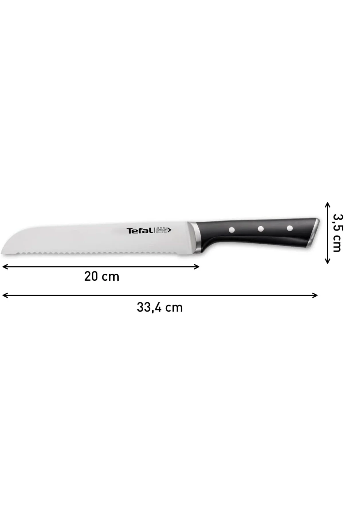 Ice Force Ekmek Bıçak - 20 cm Ice Force Ekmek Bıçak - 20 cm