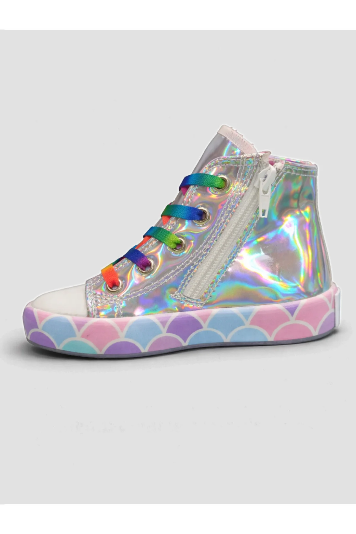 Ice Kız Çocuk Hologramlı Fermuarlı Spor Ayakkabı Sneaker Ice Kız Çocuk Hologramlı Fermuarlı Spor Ayakkabı Sneaker