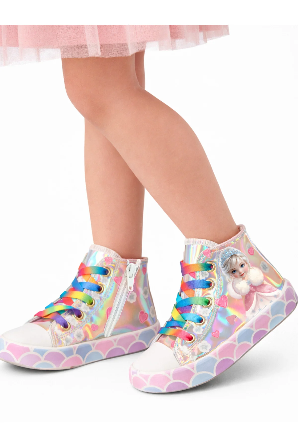Ice Kız Çocuk Hologramlı Fermuarlı Spor Ayakkabı Sneaker Ice Kız Çocuk Hologramlı Fermuarlı Spor Ayakkabı Sneaker