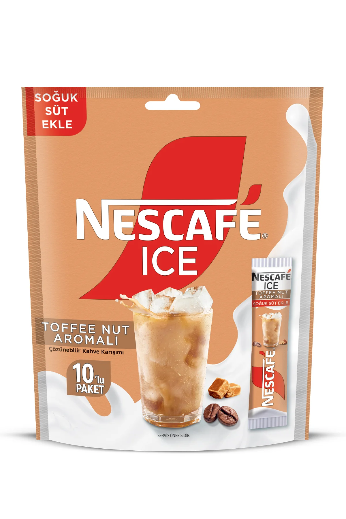 ICE Toffee Nut Aromalı Çözünebilir Kahve 10,5g 10'lu Paket ICE Toffee Nut Aromalı Çözünebilir Kahve 10,5g 10'lu Paket - Görsel 2