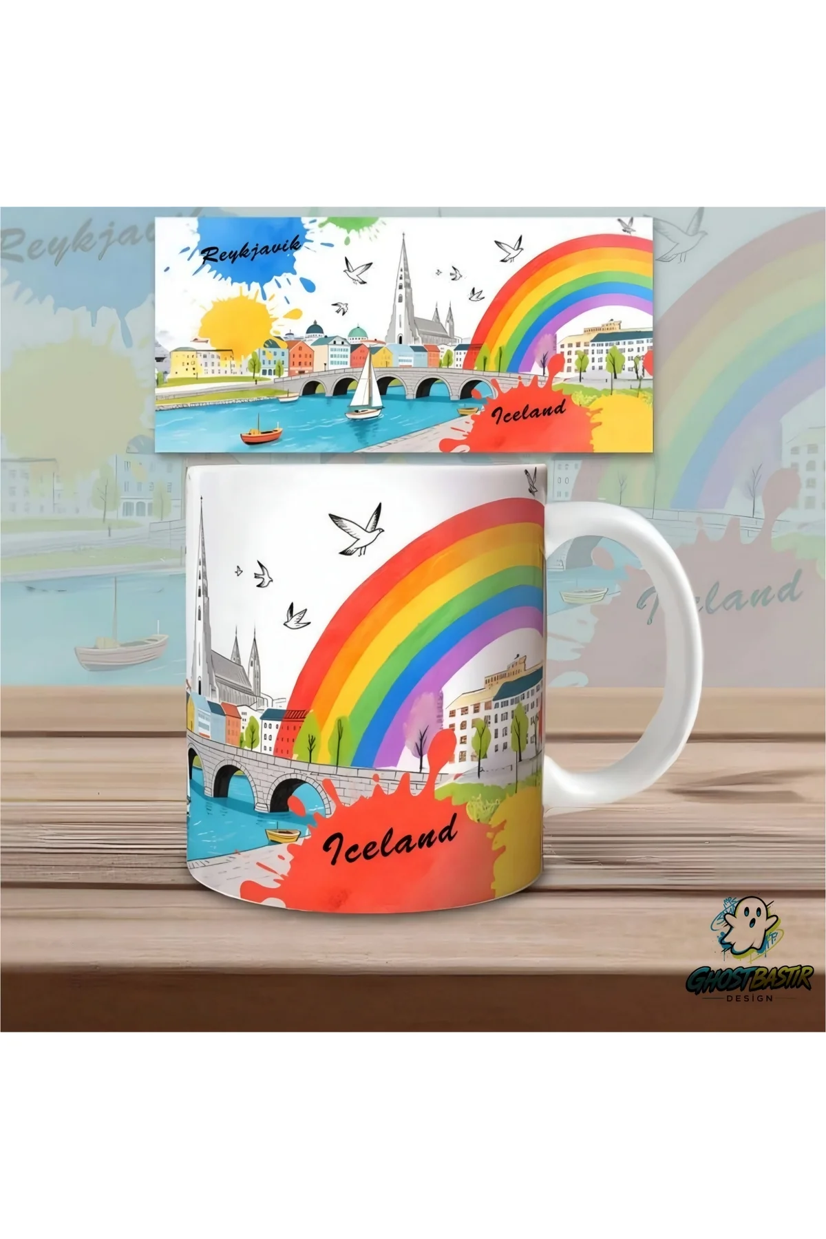 Iceland Kupa Bardak | Tek Adet K0576 Iceland Kupa Bardak | Tek Adet K0576