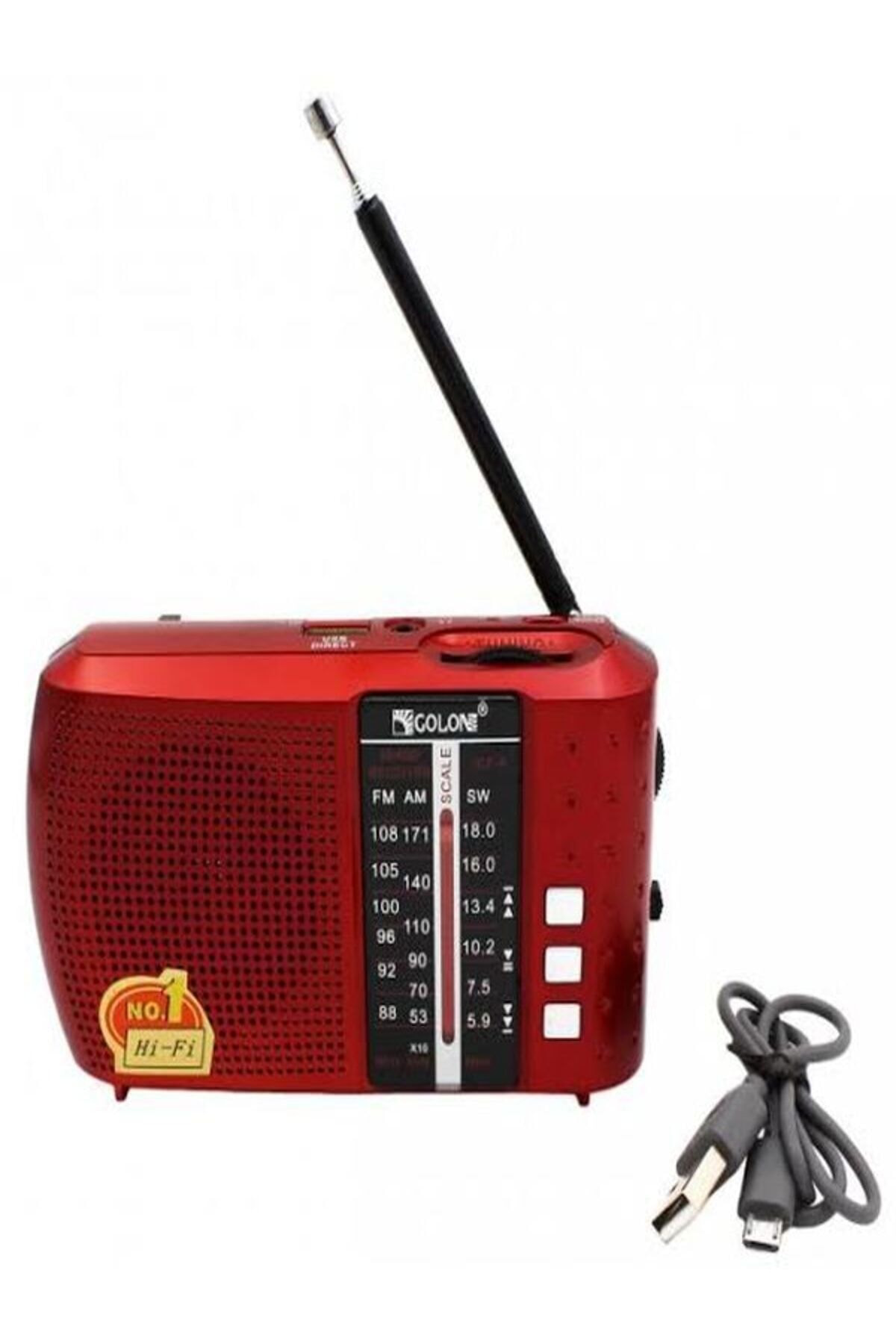 ICF8BT Bluetooth’lu Şarjlı Cep Radyosu | FM AM SW | USB TF Kart |