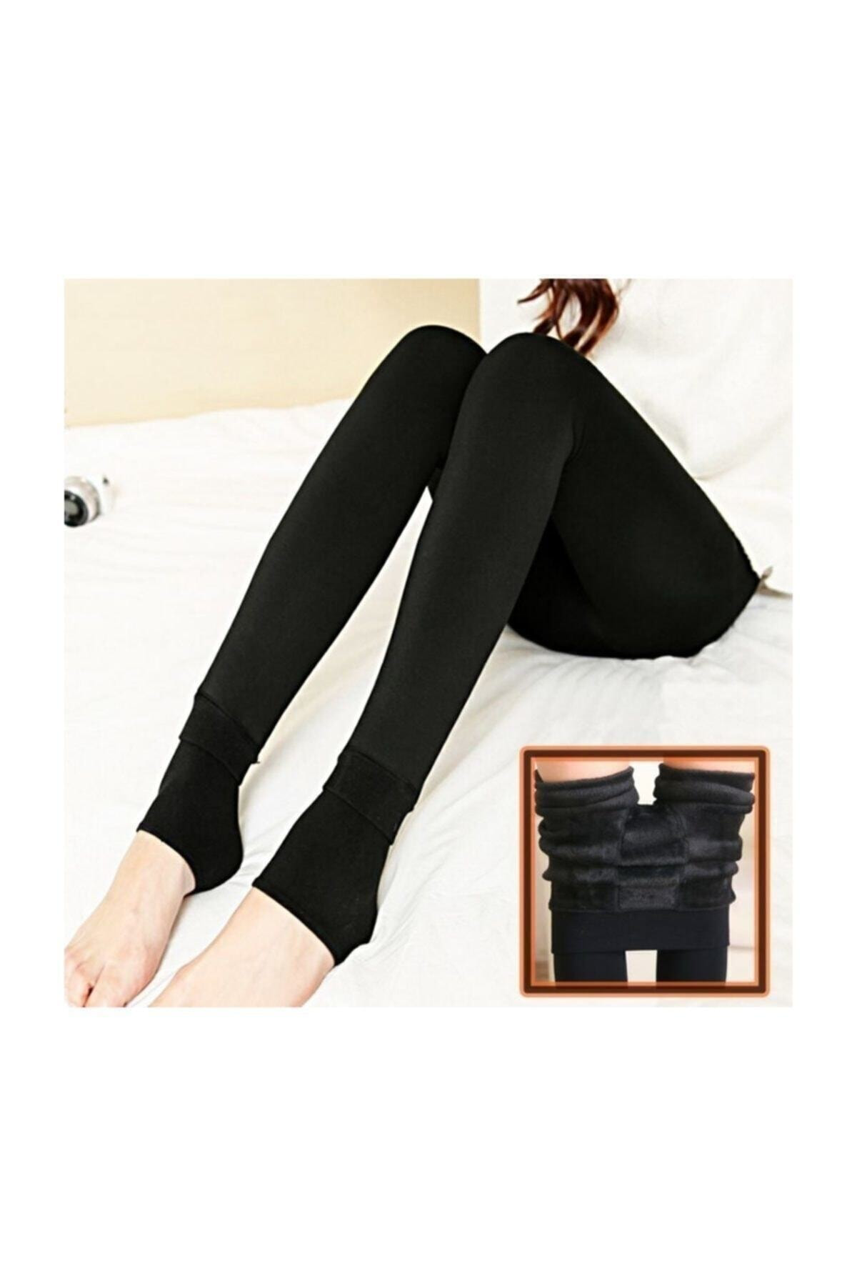 Kraliçe İçi Peluş Tayt