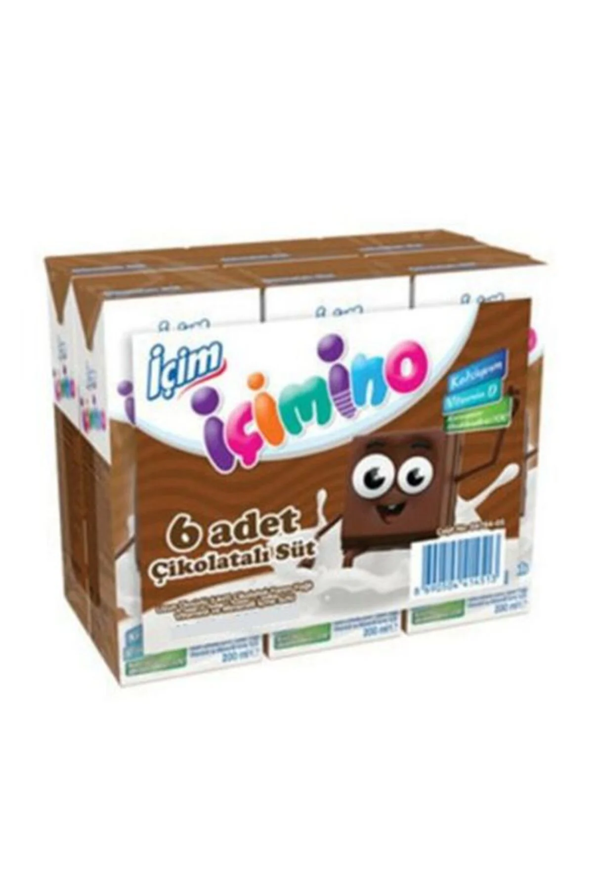 Içim Içimino Çikolatalı Süt 6x180 Ml. (24'LÜ)