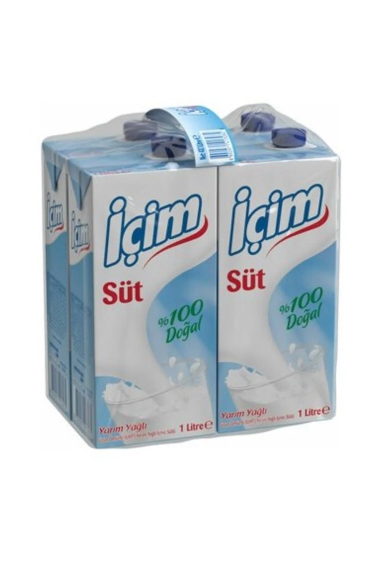 Içim Süt Uht Yarım Yağlı 1 Lt X 4 Adet