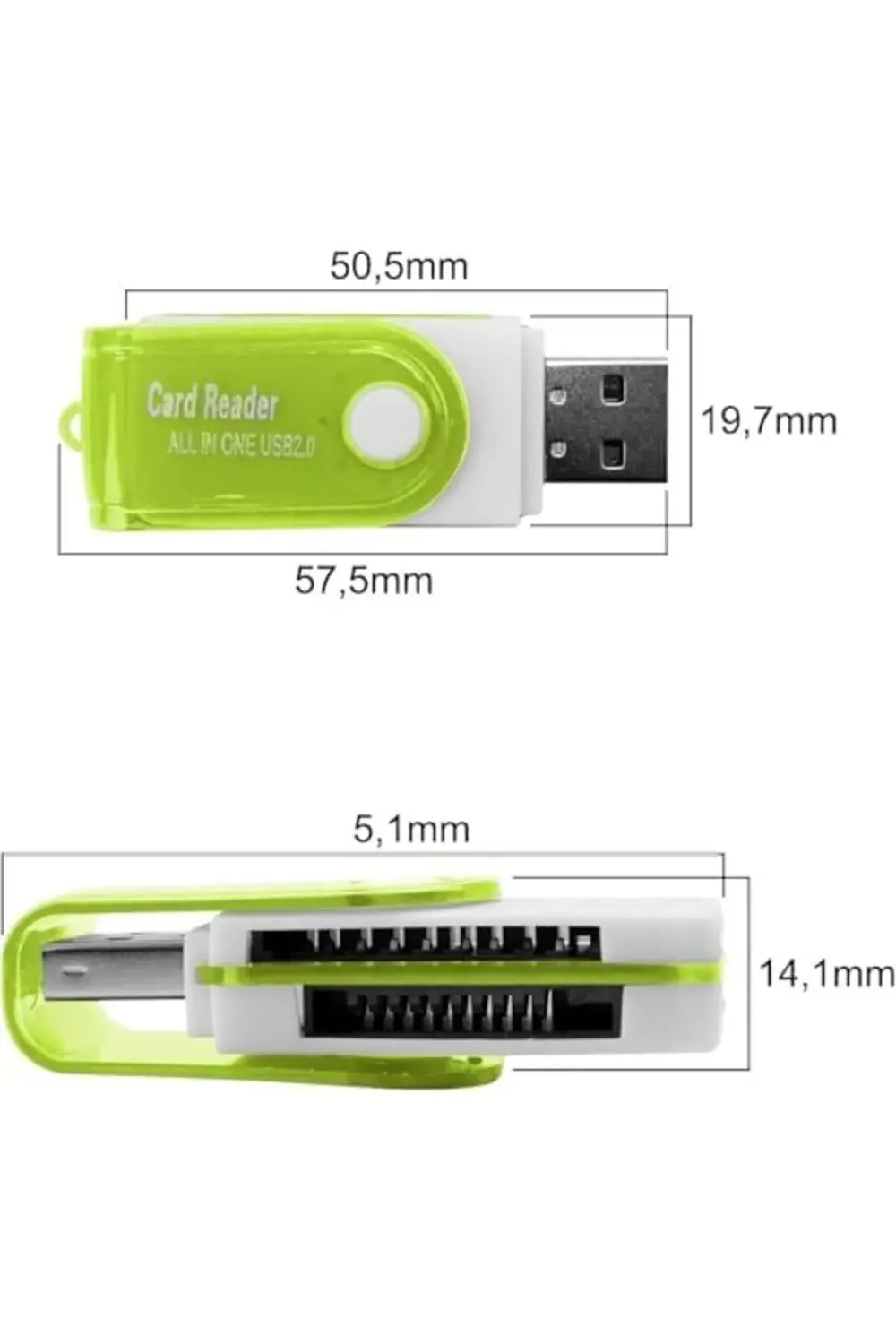 için USB SD Kart Okuyucu, Micro SD Karttan USB, Kamera için MS Du