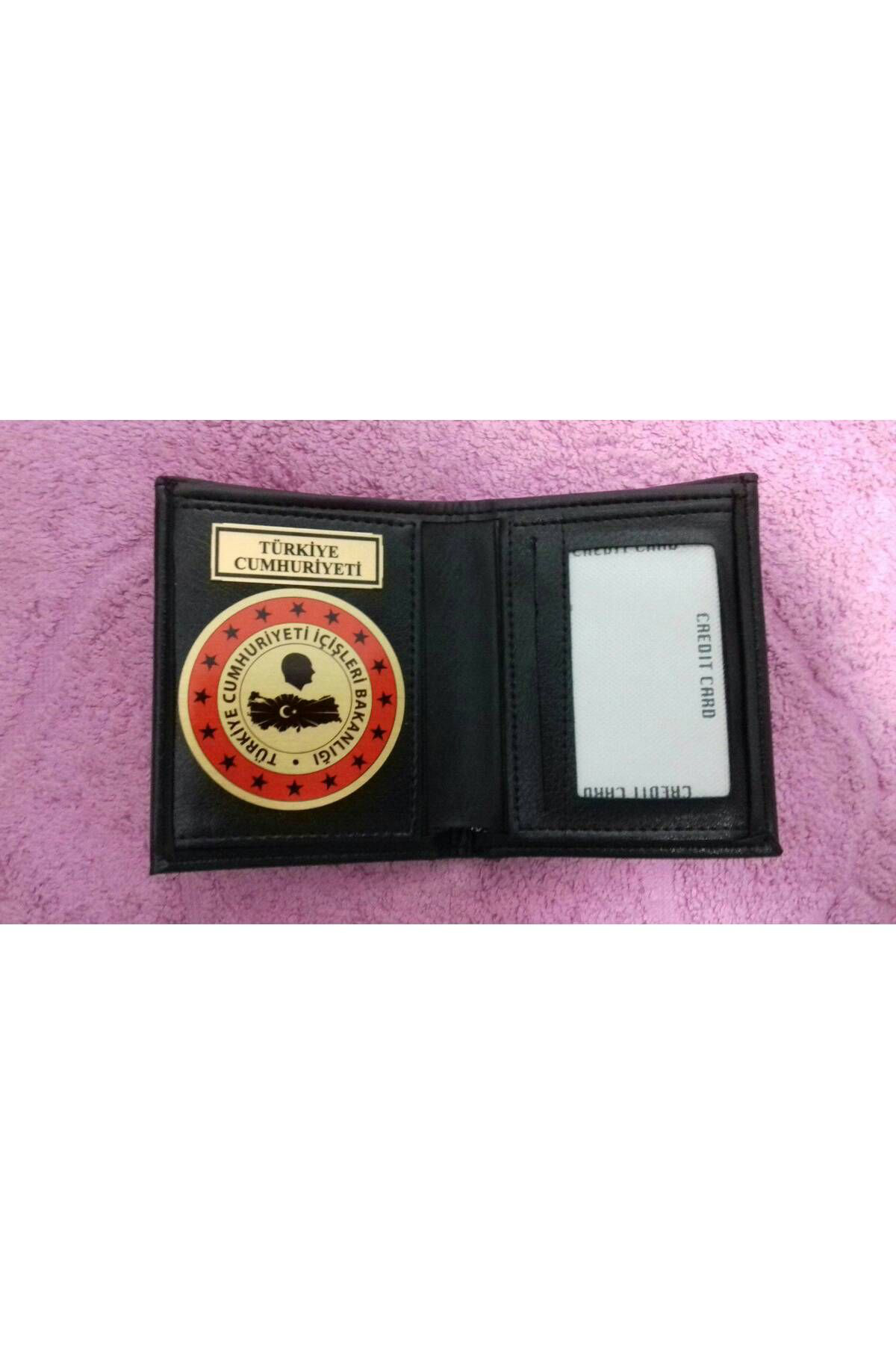 Aldatmaz Askeri Malzeme İçişleri Bakanliği Rozetli Cüzdan Satin Al,Sadece Kurum Adresine 