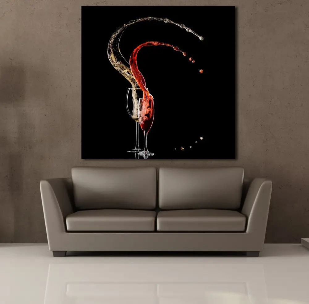 İÇKİLERİN SIÇRAMALARI KANVAS TABLO