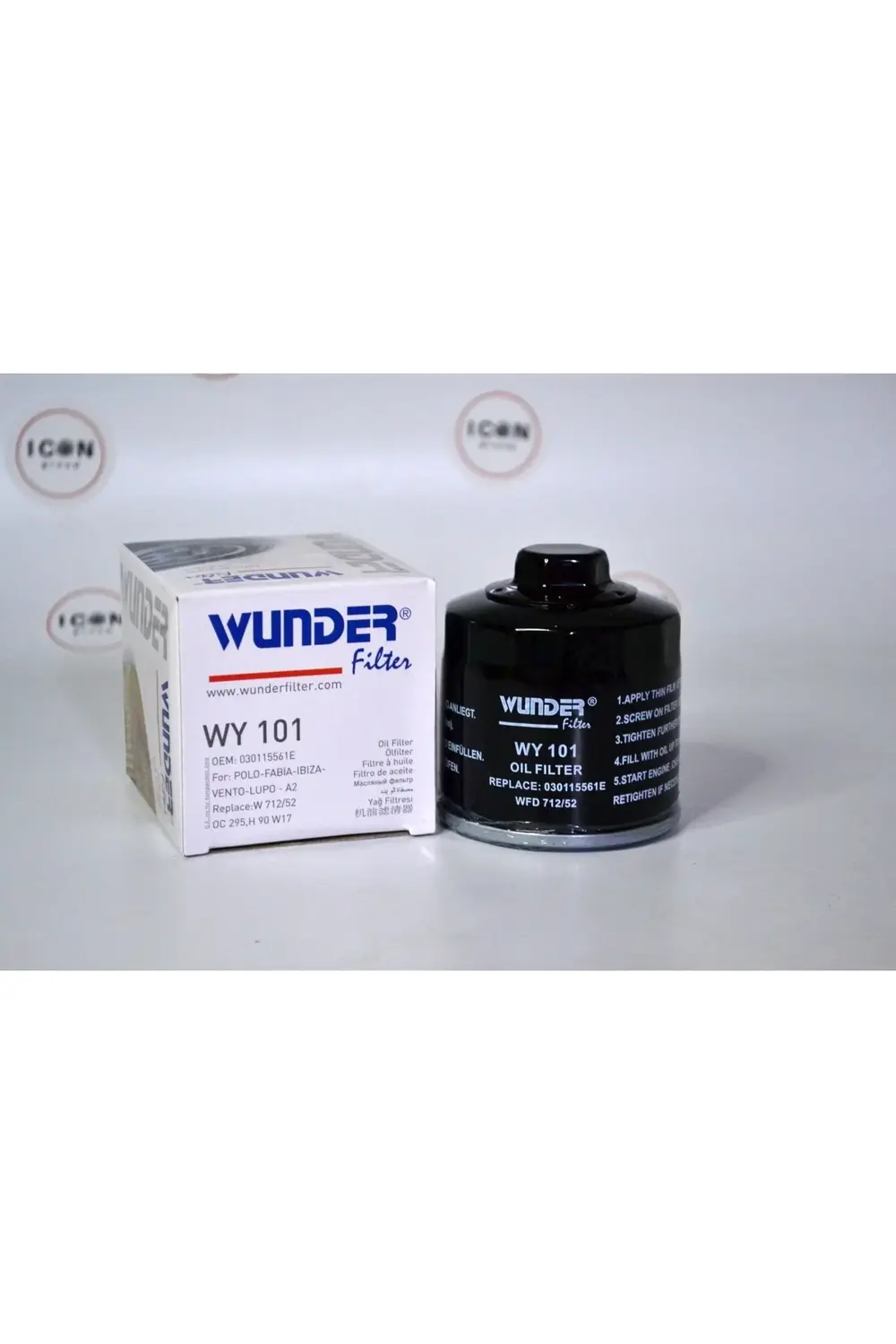 Icon Group - Vw Polo - Lupo Yağ Filtresi - Wy 101