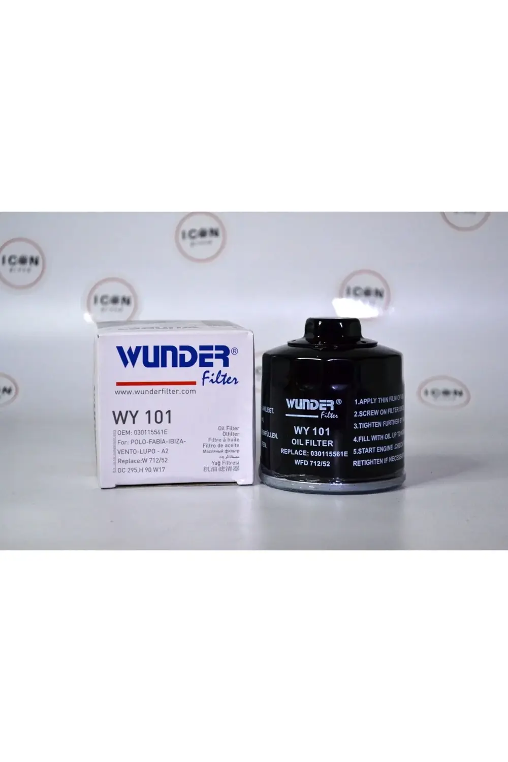 Icon Group - Vw Polo - Lupo Yağ Filtresi - Wy 101