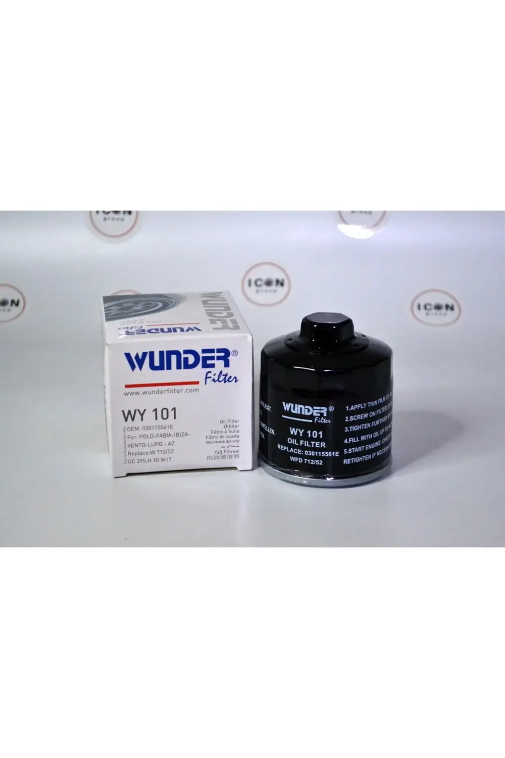Icon Group - Vw Polo - Lupo Yağ Filtresi - Wy 101