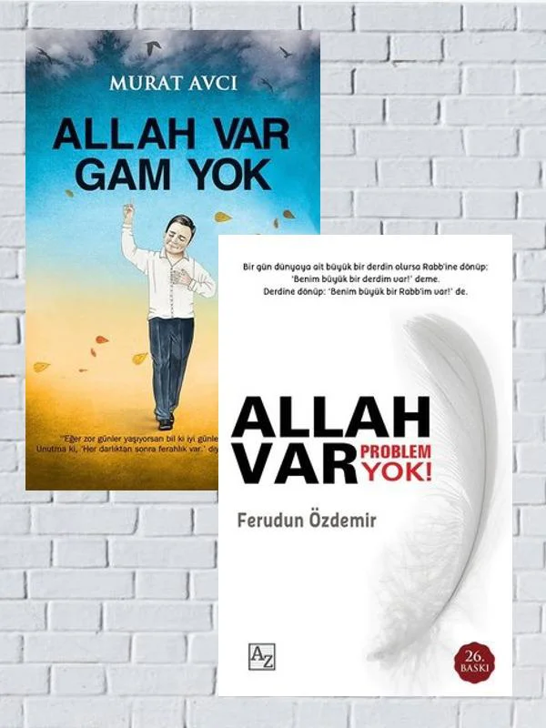 İçsel Huzur Seti 1 - 2 Kitap Allah Var Gam Yok/ Allah Var Problem İçsel Huzur Seti 1 - 2 Kitap Allah Var Gam Yok/ Allah Var Problem