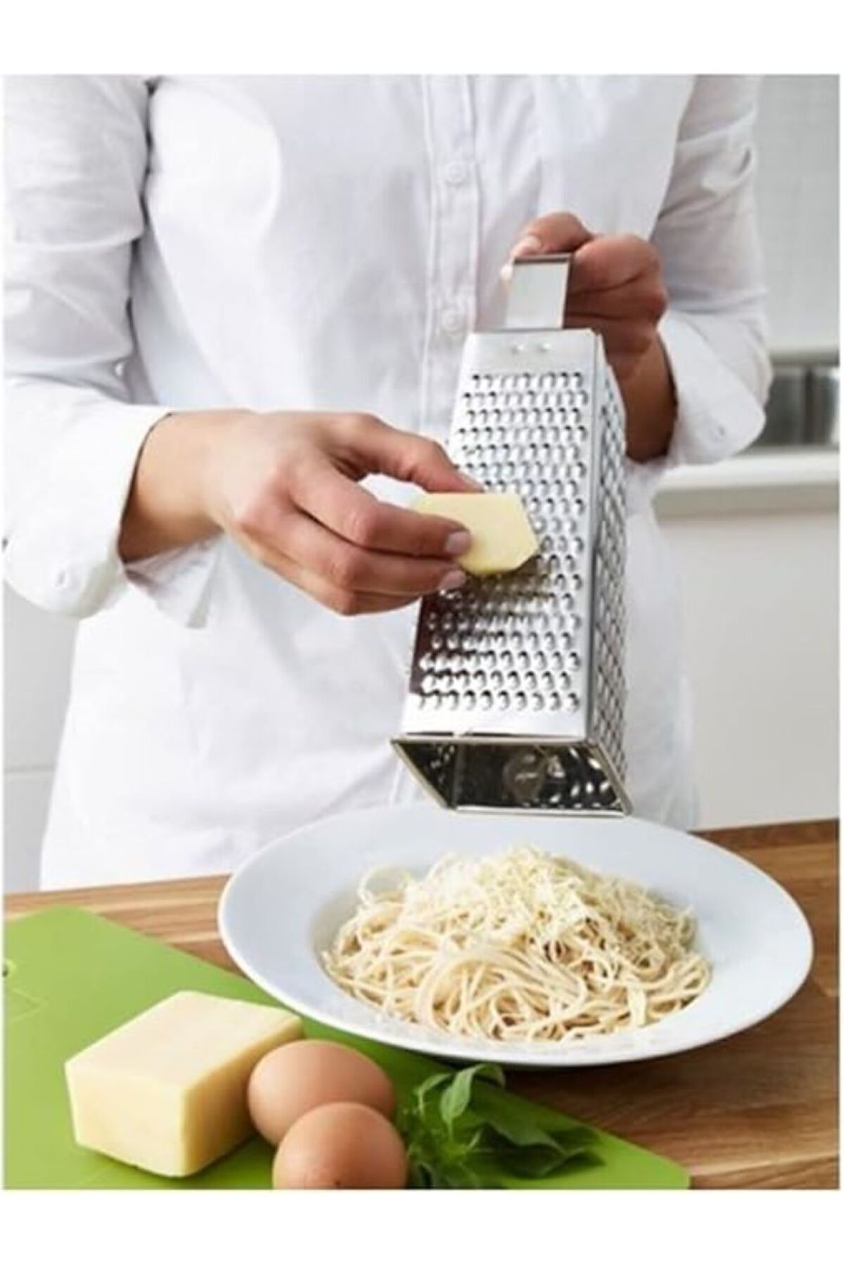 İkea İdealısk Paslanmaz Rende, Koncıs Sarımsak Ezici 2 Li Set