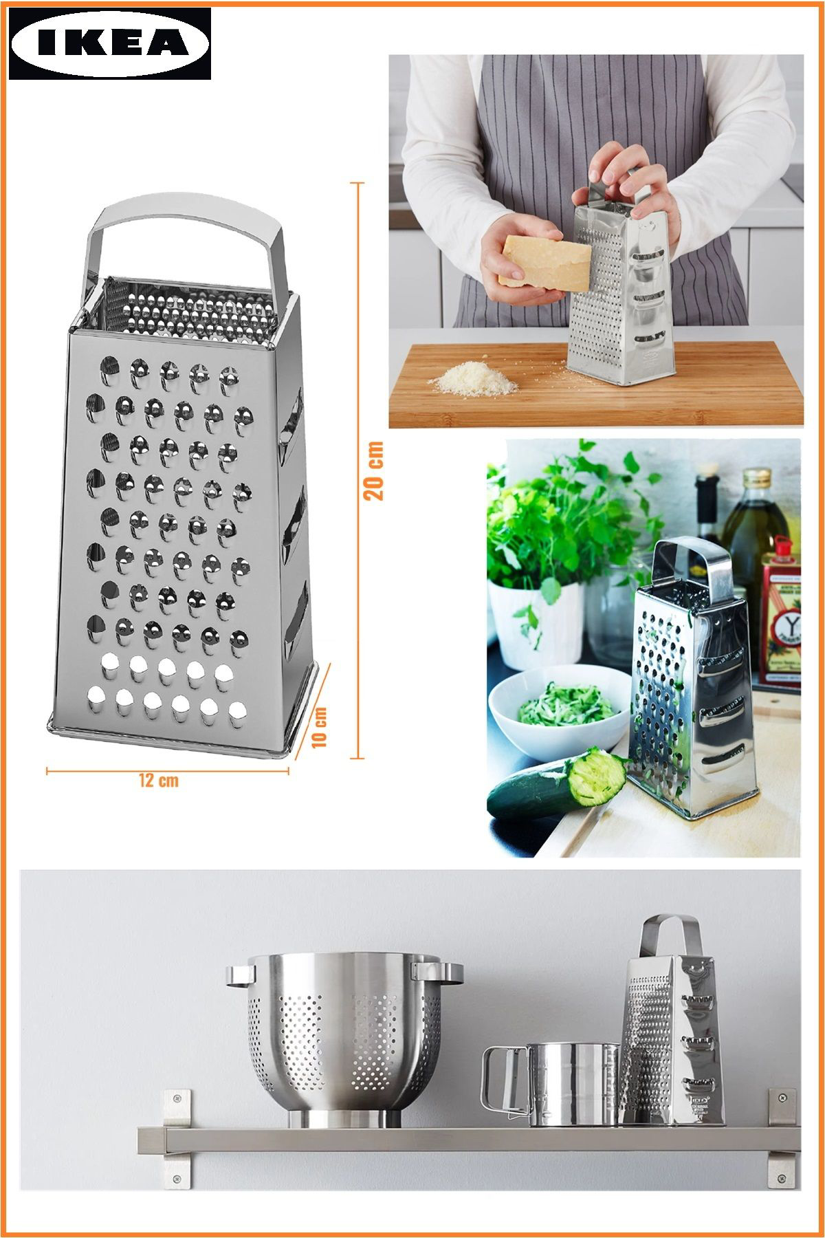 Feeling İdealisk Paslanmaz Çelik Rende Model 985448