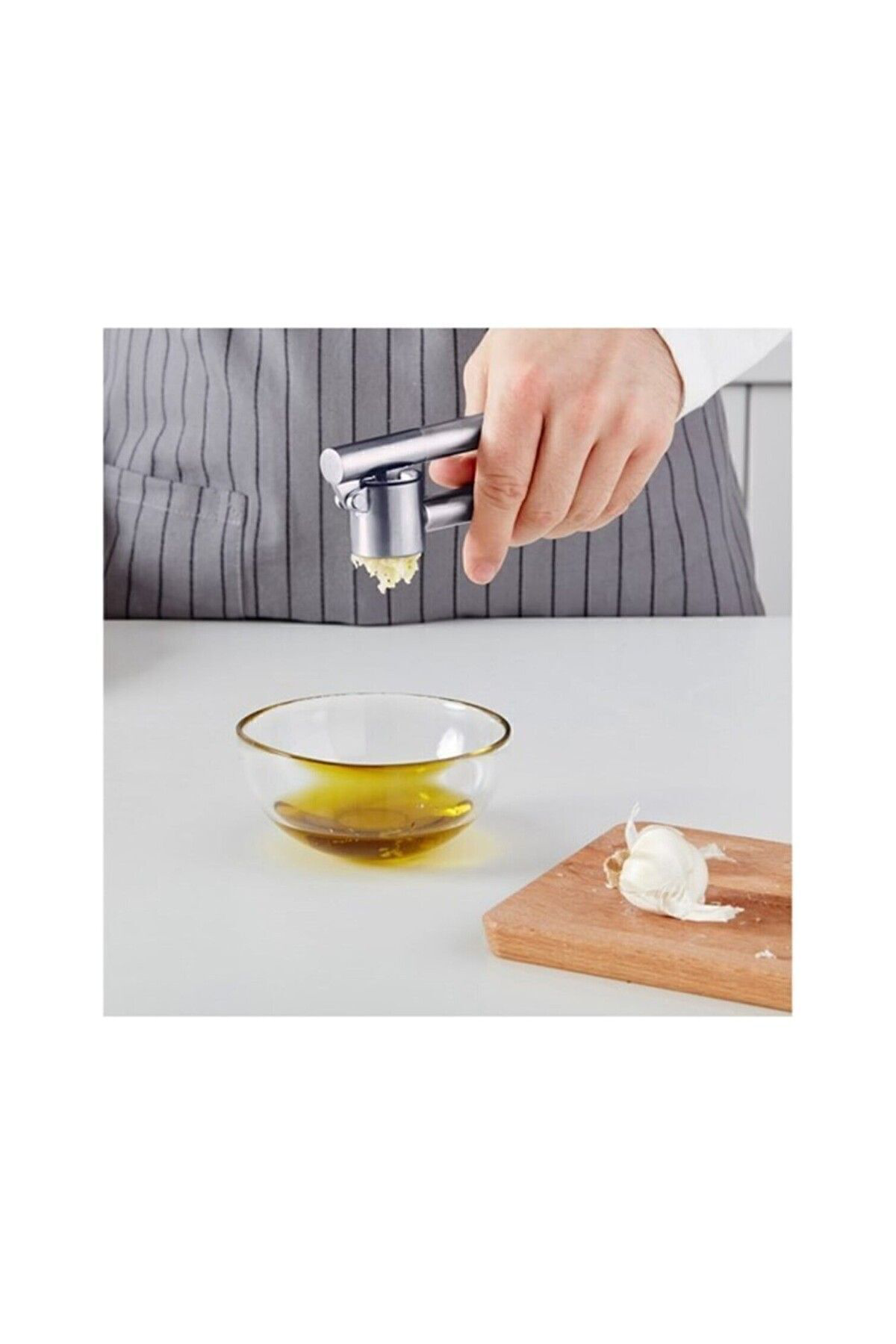 İkea İdealısk Paslanmaz Rende, Koncıs Sarımsak Ezici 2 Li Set