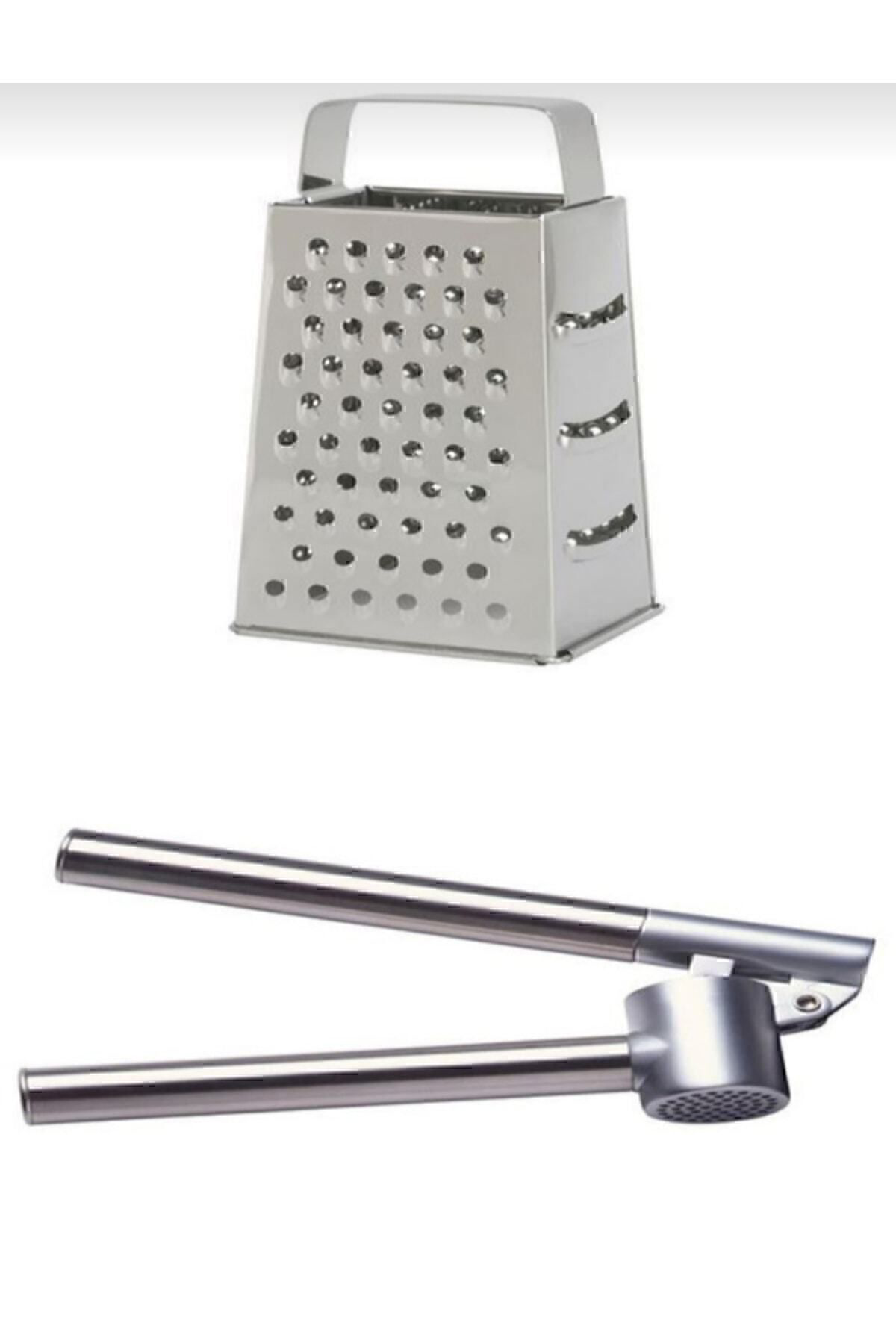 İkea İdealısk Paslanmaz Rende, Koncıs Sarımsak Ezici 2 Li Set