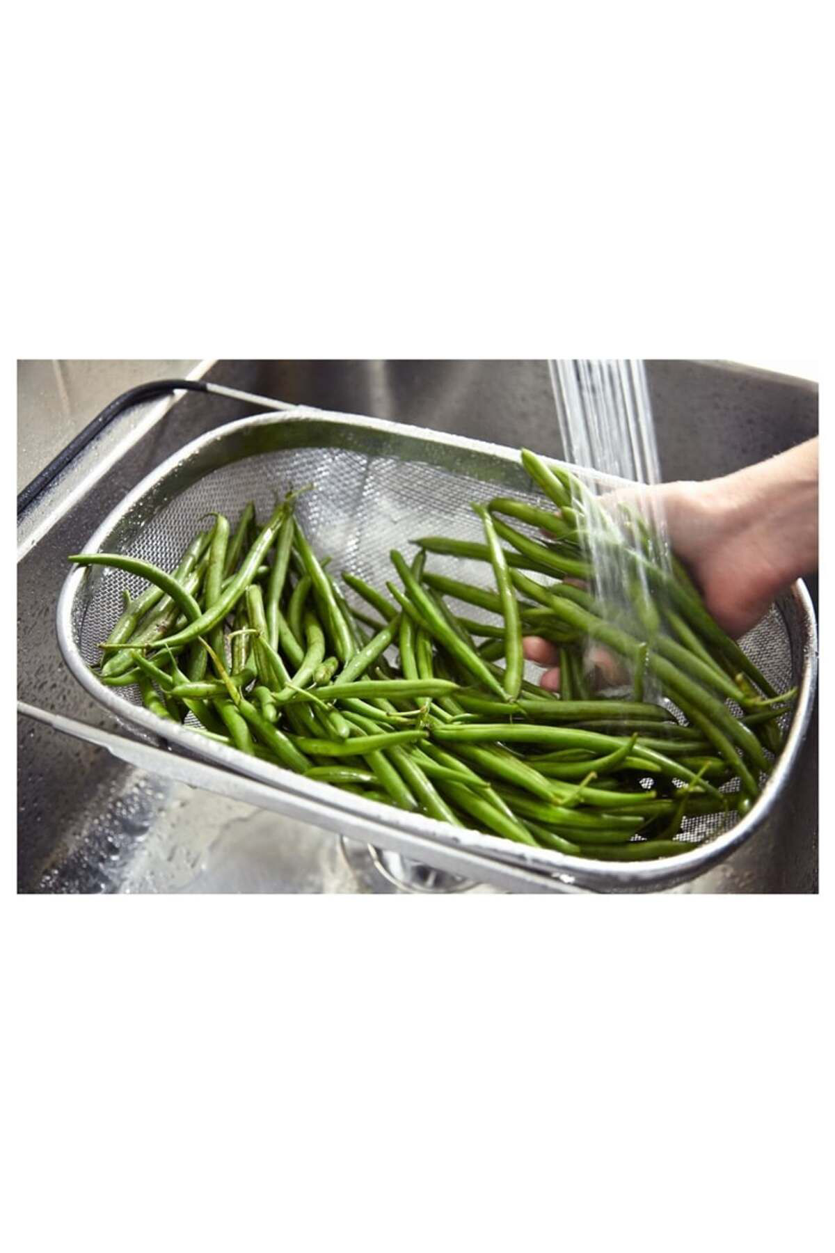 İkea İdealısk Paslanmaz Çelik Süzgeç 34X23 Cm 50103755