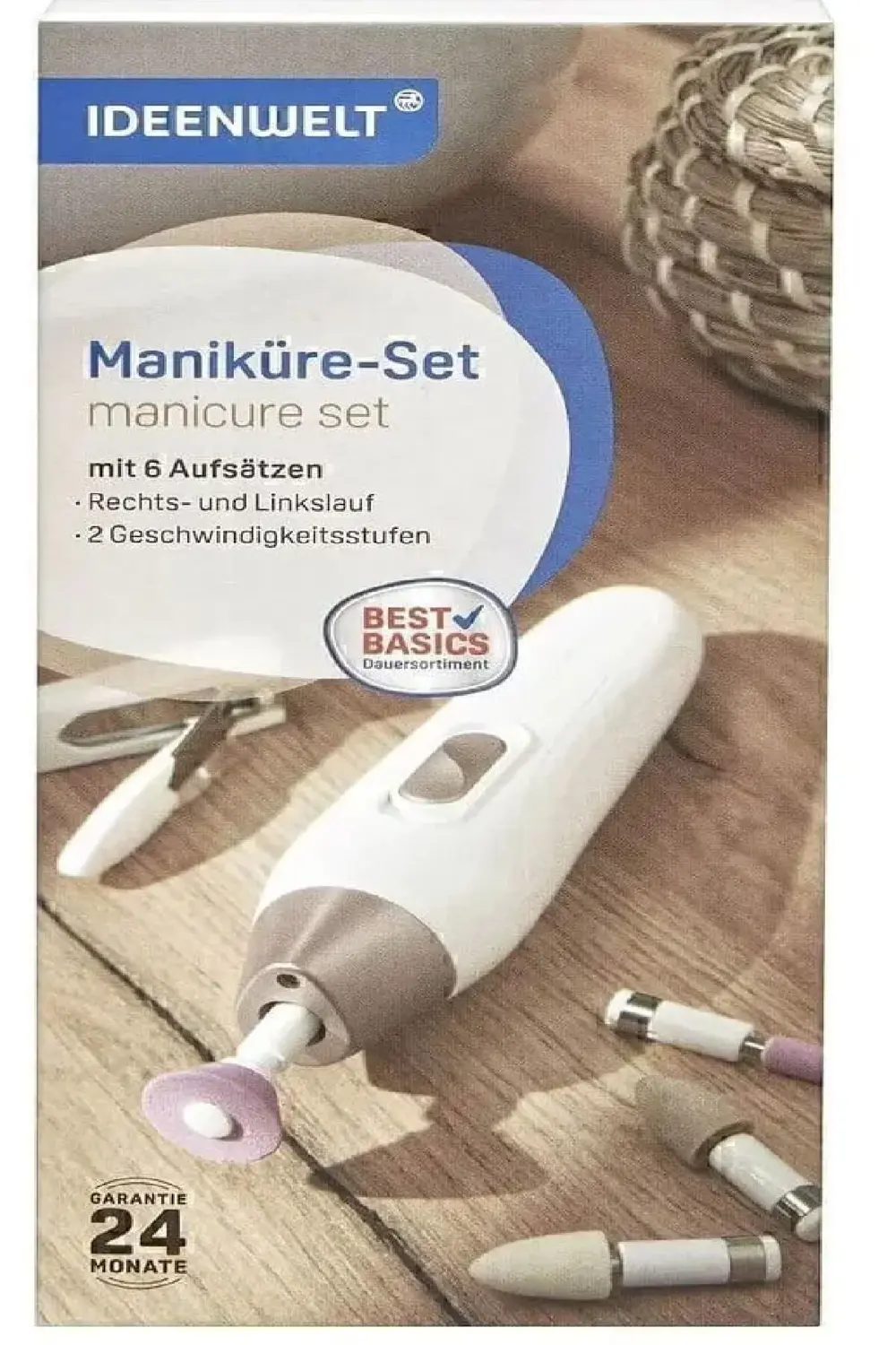 Ideenwelt Best Basic Manikur ve Pedikür Seti Rose Gold 1 Adet X3